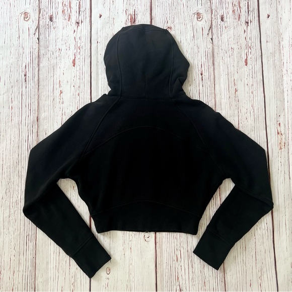 Lululemon Scuba Full-Zip Cropped Hoodie Black - Picture 5 of 6